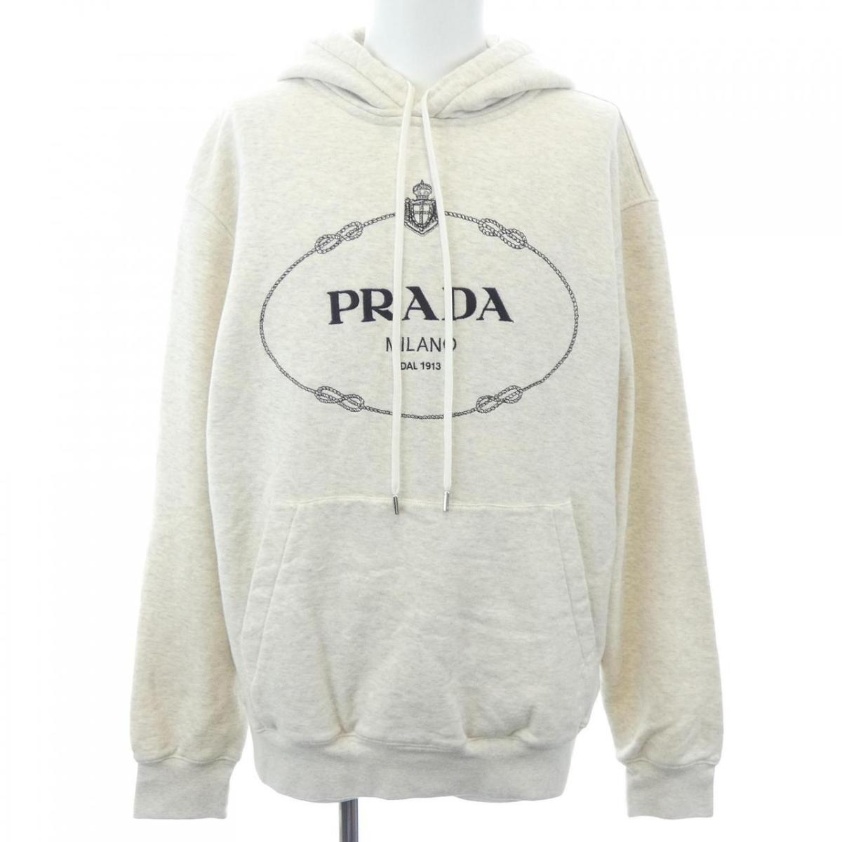 プラダ PRADA コットンフリース フーディー UJL24B S232 13IQ パーカー【中古】