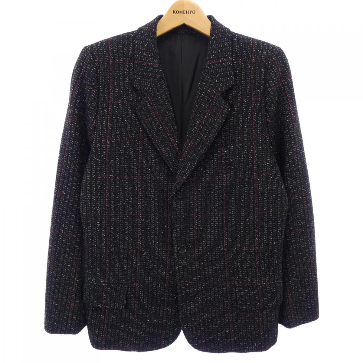 コムデギャルソンオム　縮絨ジャケット　ウールナイロンツイード　千鳥格子柄 2300002199954_1_b.jpg