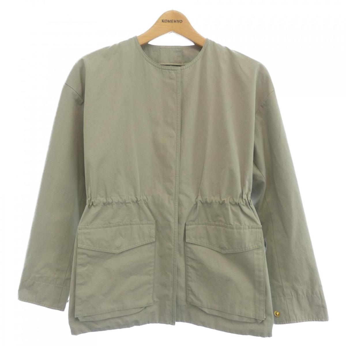 楽天市場】【ドゥロワー】DRAWER 22年 ロゴボタン ニット ノーカラー