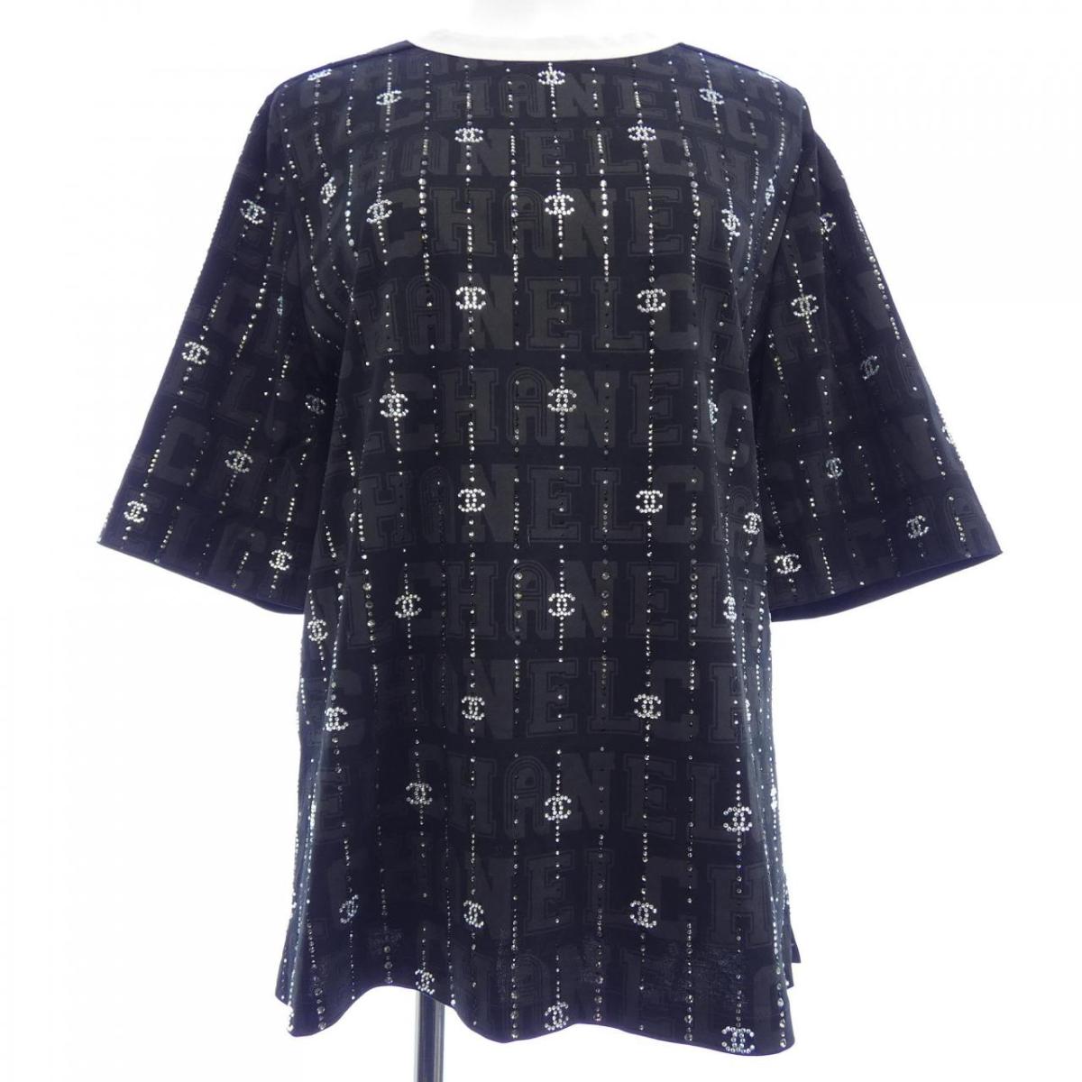 楽天市場】シャネル CHANEL ロゴテープ プリント 長袖Tシャツ