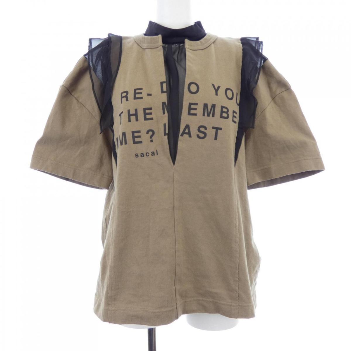サカイ SACAI COTTON JERSEY 25-07858 Tシャツ【中古】