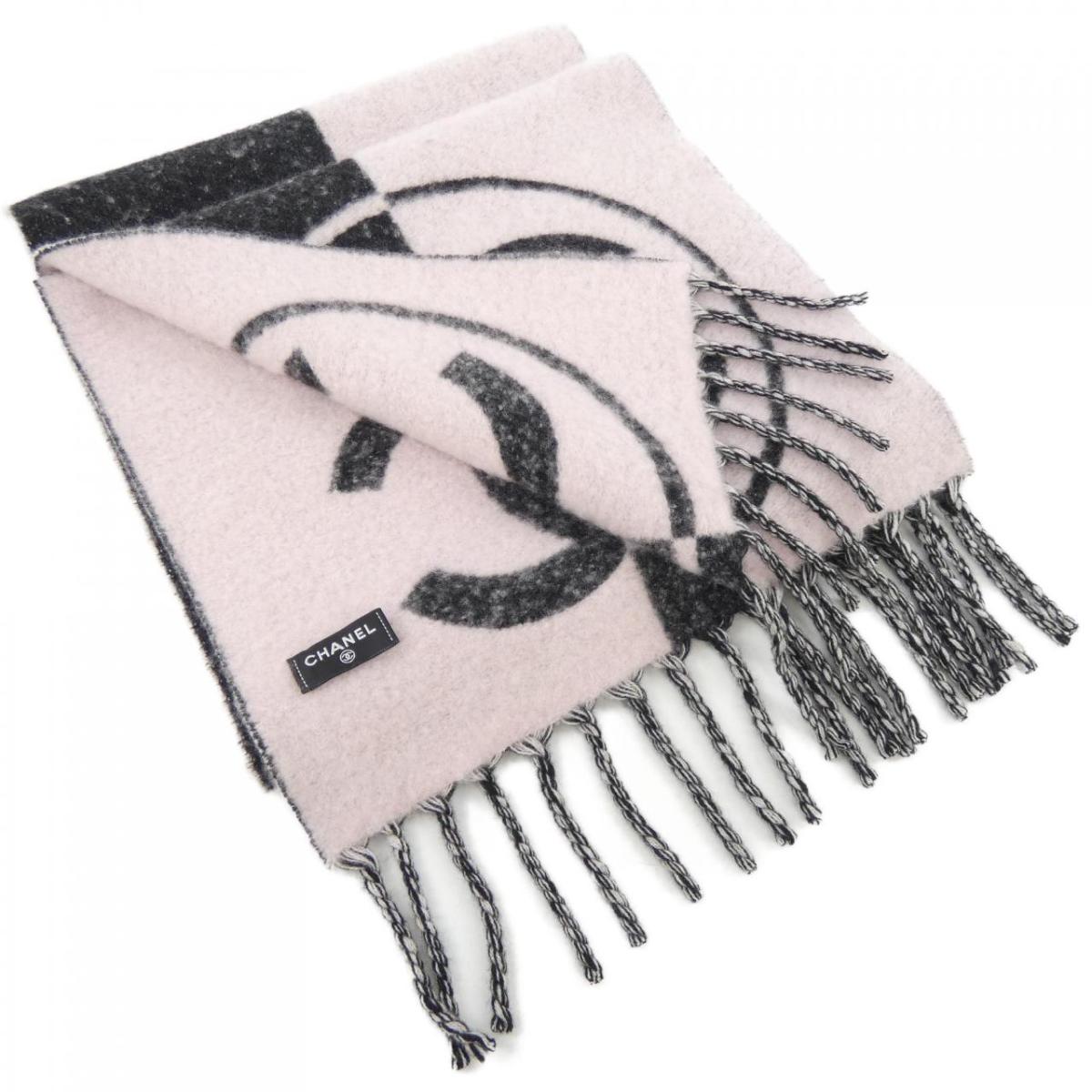 CHANEL デカココマーク ラパンネックウォーマー マフラー ラパン美品 CHANEL デカココマーク ラパンネックウォーマー マフラー ラパン美品