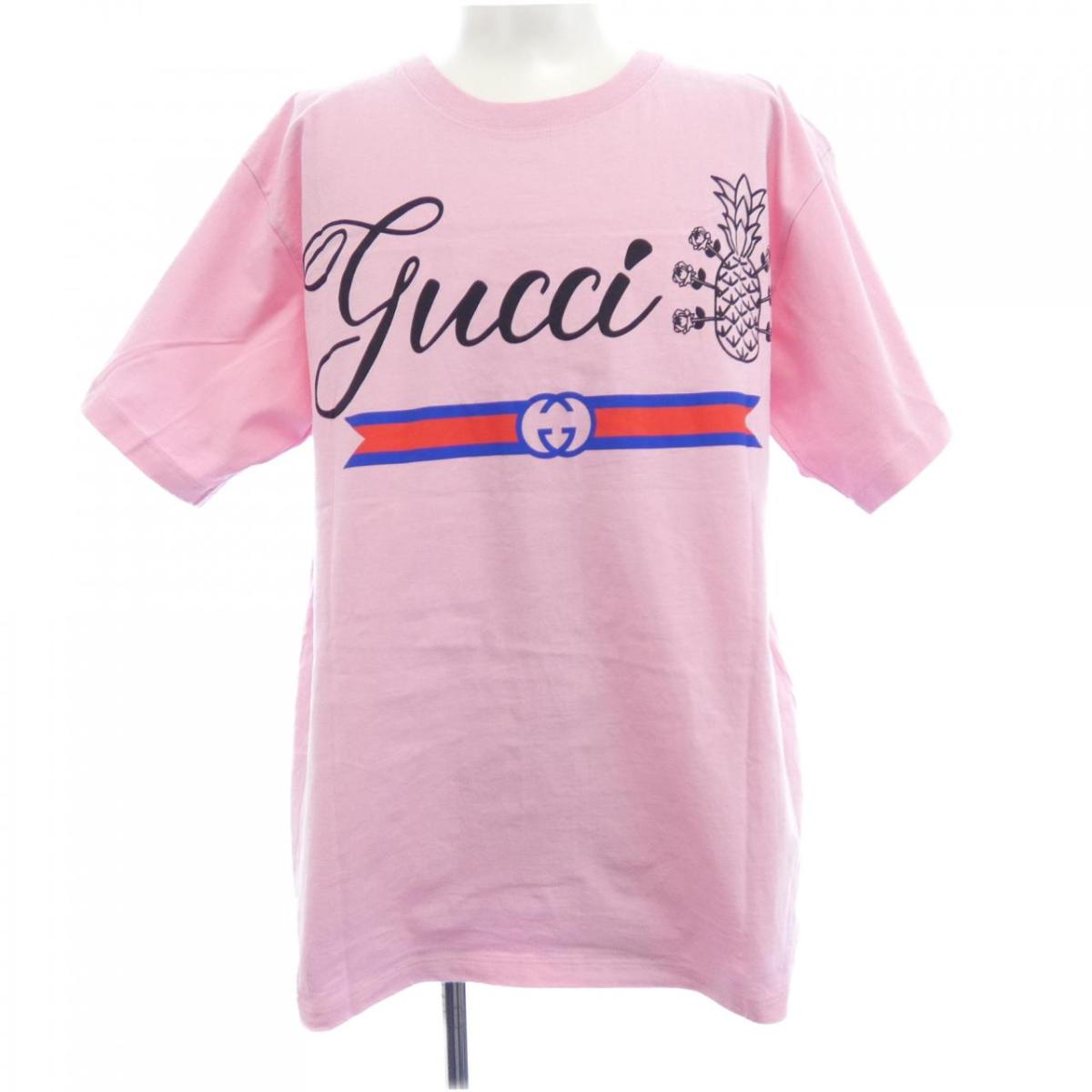 グッチ GUCCI 22THOUSAND 7HUNDRED AND FIVE GUCCI SONGS 616036 XJD21 ティーシャツ【中古】 カジュアルシャツ-トップス-メンズファッション