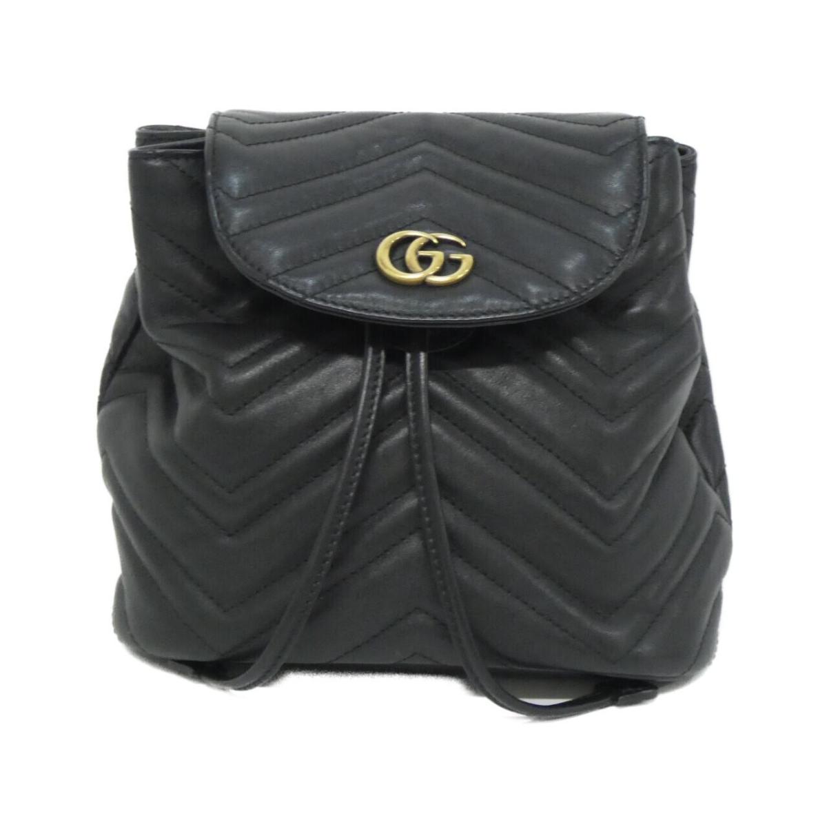 グッチ GG MARMONT 528129 DRW4T リュックサック【中古】