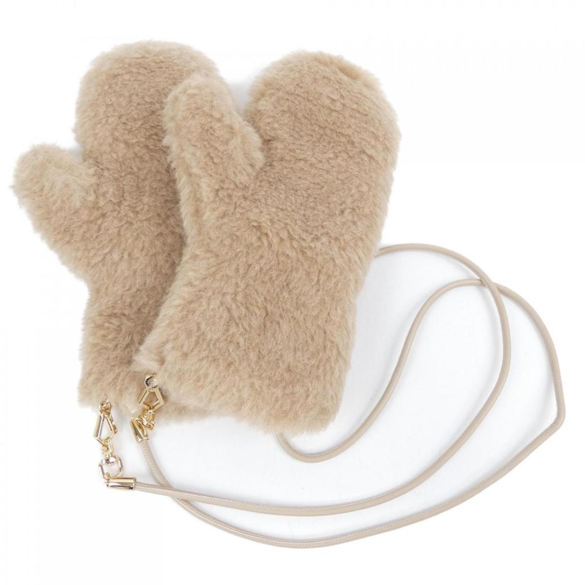 楽天市場】MaxMara テディベア ミトン ダークグレー 2020年秋冬