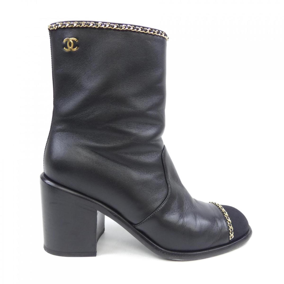 シャネル CHANEL アンクルブーツ G37822Y55398 ブーツ【中古】