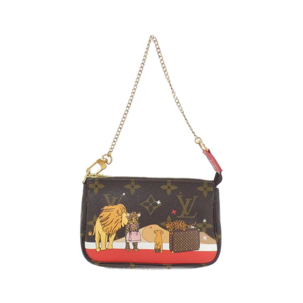 ルイヴィトン モノグラム(祝い日) ミニ ポシェット アクセソワール M63830 付属物合切袋【中古】