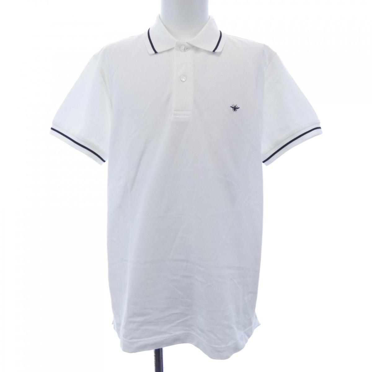 ディオール DIOR DIOR ESSENTIALS BEE コットンピケ 733J805B0373 ポロシャツ【中古】