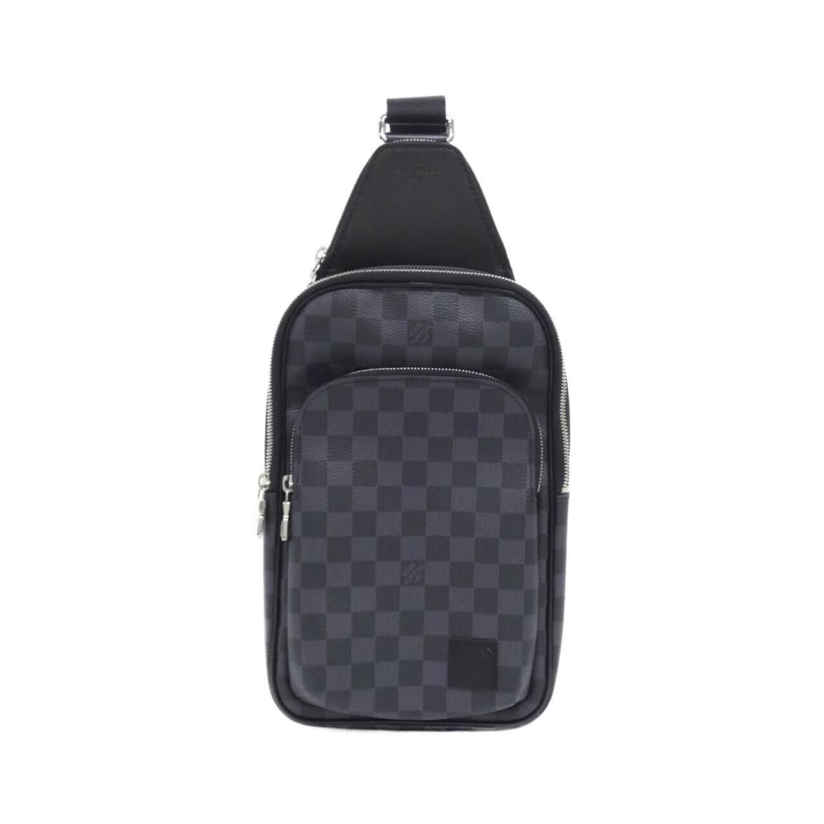 ルイヴィトン ダミエ グラフィット アヴェニュー スリングバッグ N45302 ショルダーバッグ【中古】