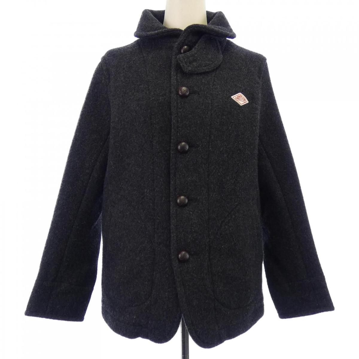 楽天市場】ダントン ロゴワッペン ウールジャケット 38 ネイビー