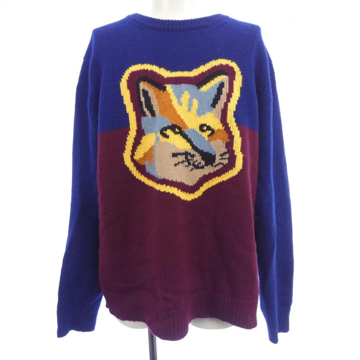 楽天市場】【メゾン キツネ】Maison kitsune フォックスヘッド ニット