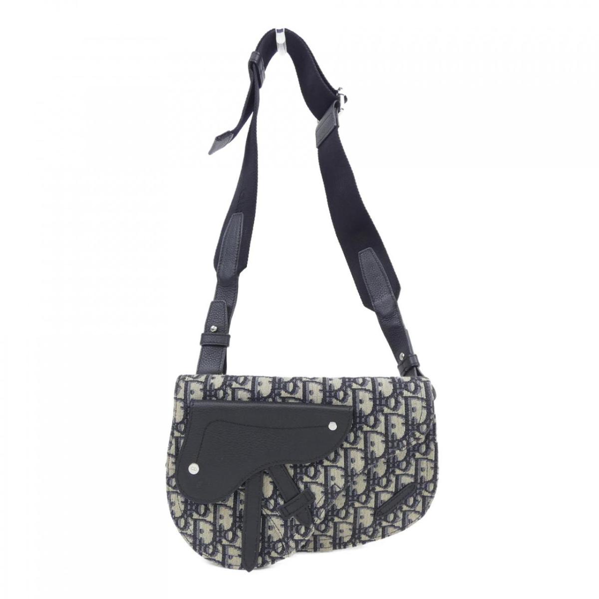 クリスチャンディオール DIOR オブ西洋葱 ジャカード 1ADPO325YKY BAG【中古】