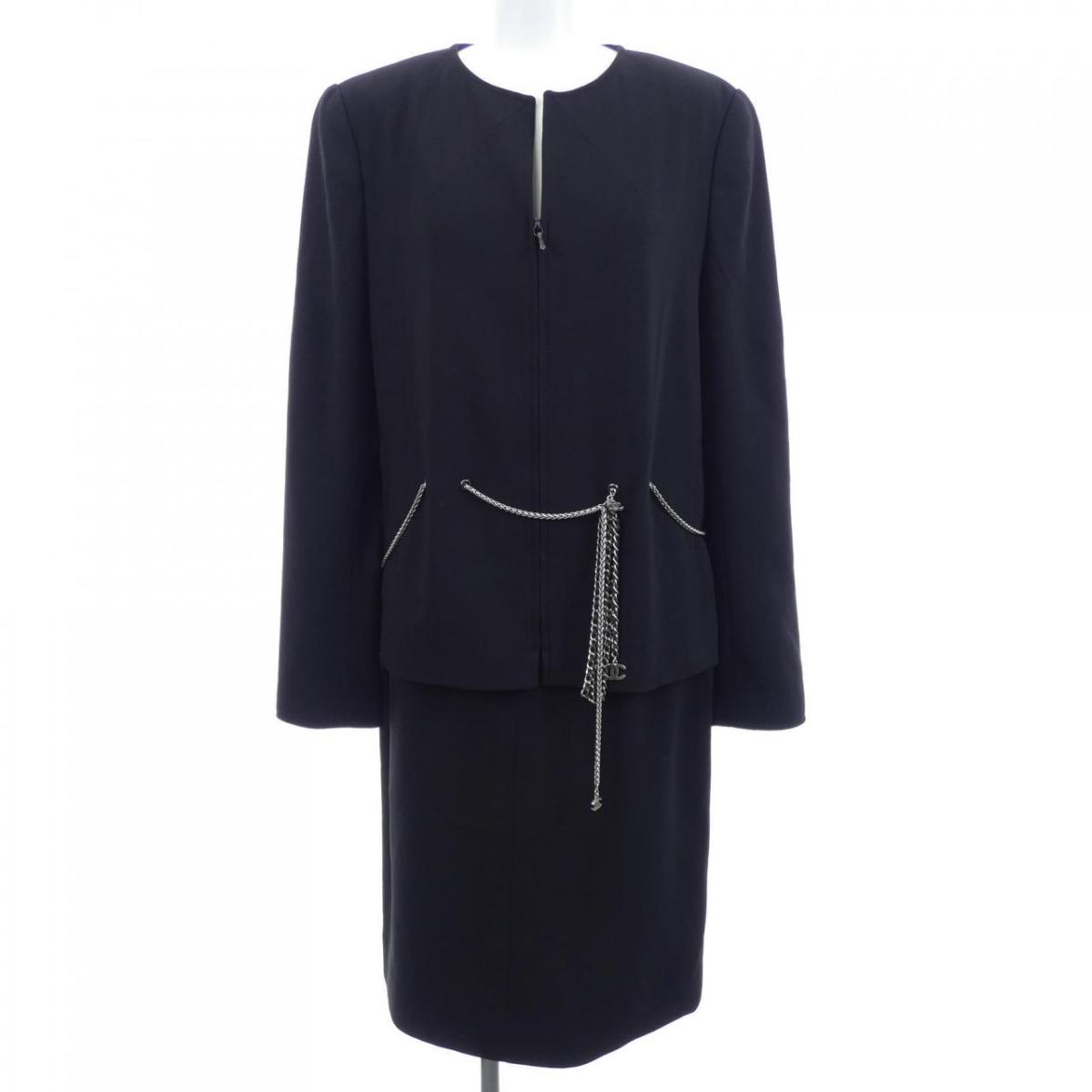 【ヴィンテージ】シャネル CHANEL P11169V06456 98P スーツ【中古】