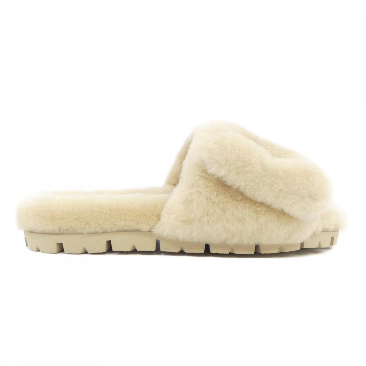 プラダ PRADA ３角形ロゴタイプ シアリングスライド 1XX662 サンダル【中古】
