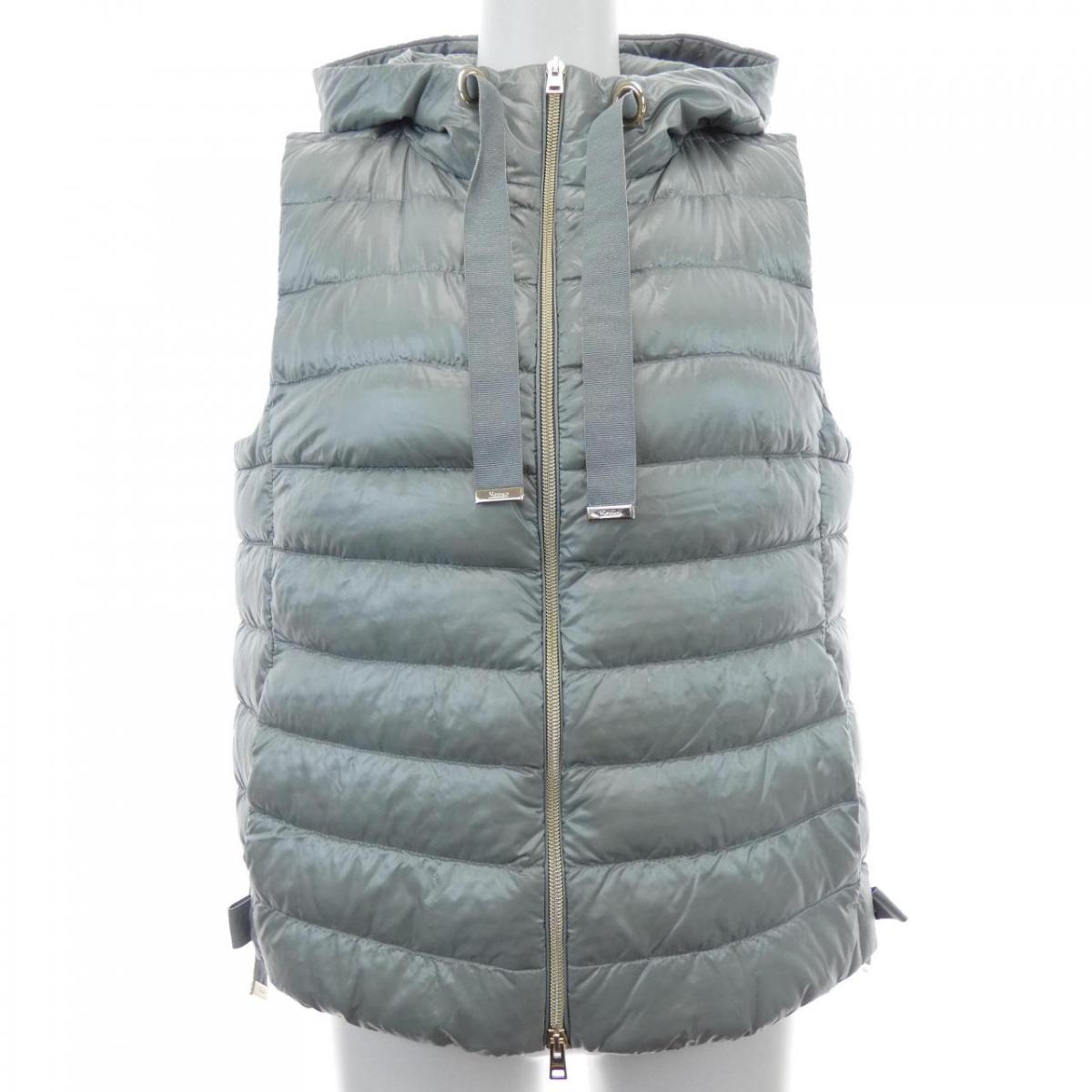 楽天市場】HERNO ヘルノ レディース ロング ダウンベスト PIUMINO 羽毛