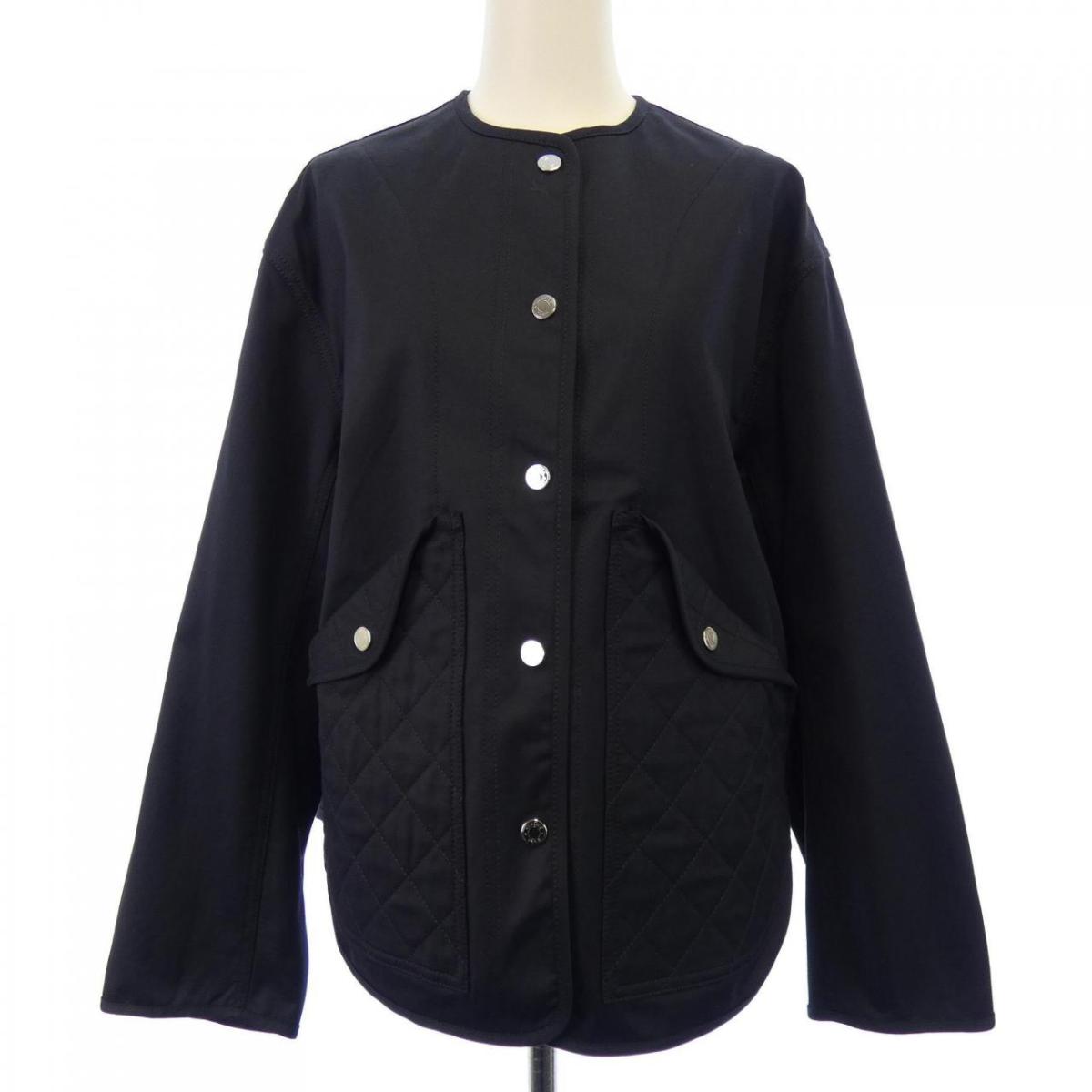 エルメス HERMES JACKET WITH EQUESTRIAN DETAILS 5E0163DQ ノーカラージャケット【中古】