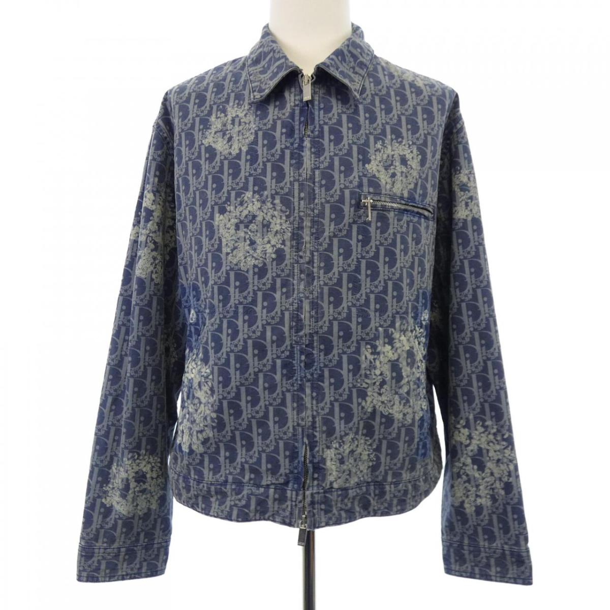 クリスチャンディオール DIOR デニムティアーズ DENIM TEARS オブ西洋葱 OBLIQUE 393D483BY528 ジーンズ上衣【中古】