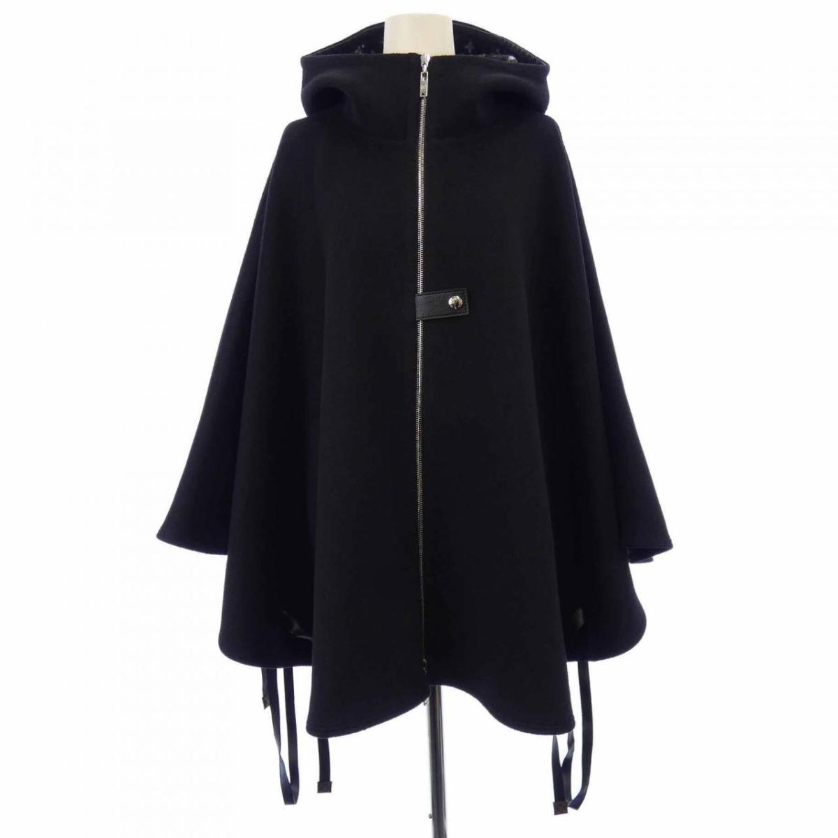 ルイヴィトン LOUIS VUITTON フーデッドケープ FICO17QWE ケープ【中古】