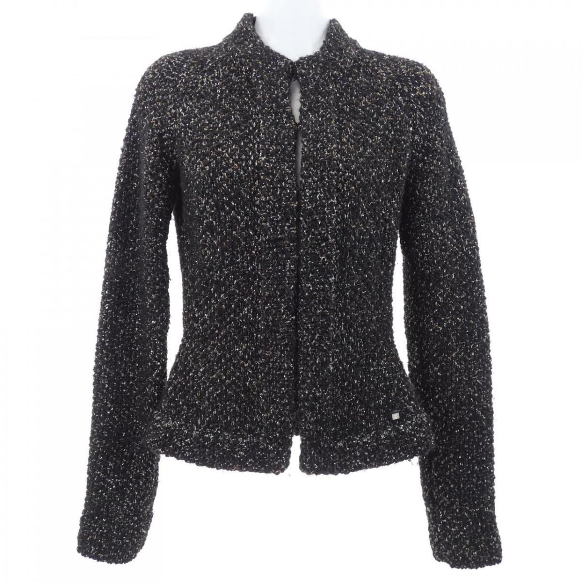 【ヴィンテージ】シャネル CHANEL P21873V01381 03A ノーカラージャケット【中古】