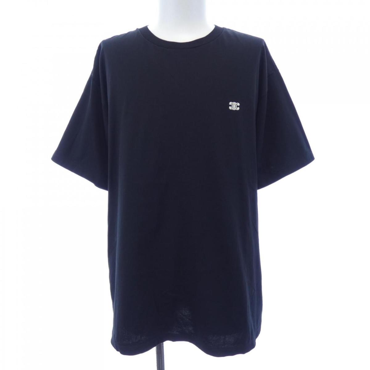 楽天市場】セリーヌ CELINE コットン CELINE PARISロゴ ボーダー