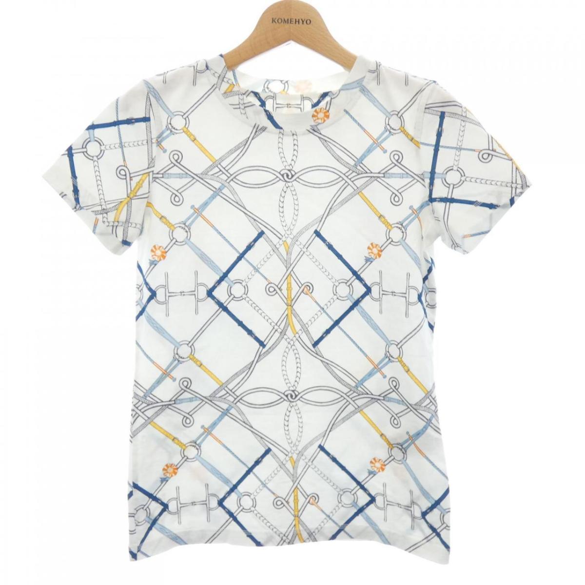 エルメス HERMES PARCOURS SANS FAUTE *16-7704. Tシャツ【中古】