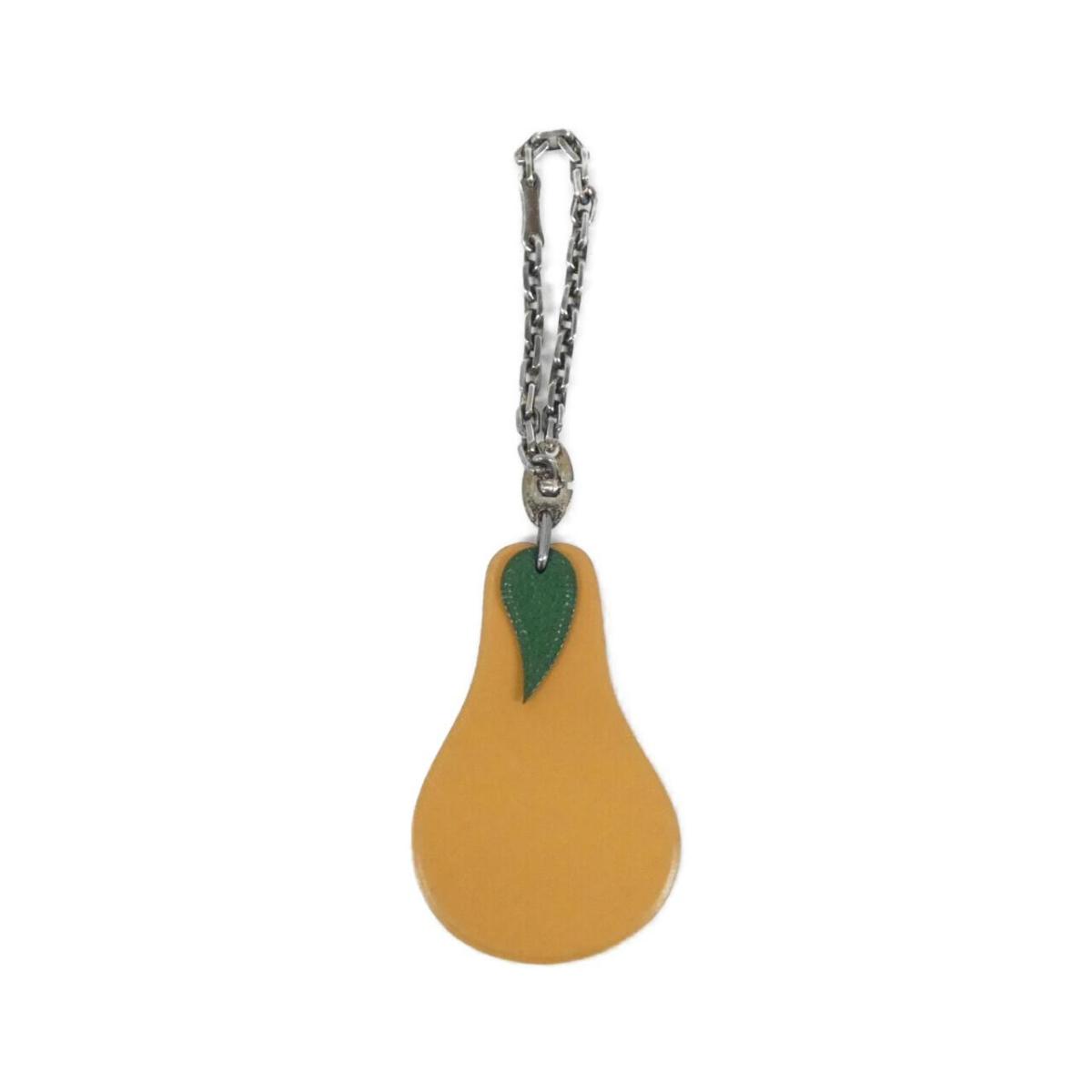 エルメス POIRE フルーツ ポルト クレ 027889CA キーホルダー【中古】｜KOMEHYO ONLINESTORE 店