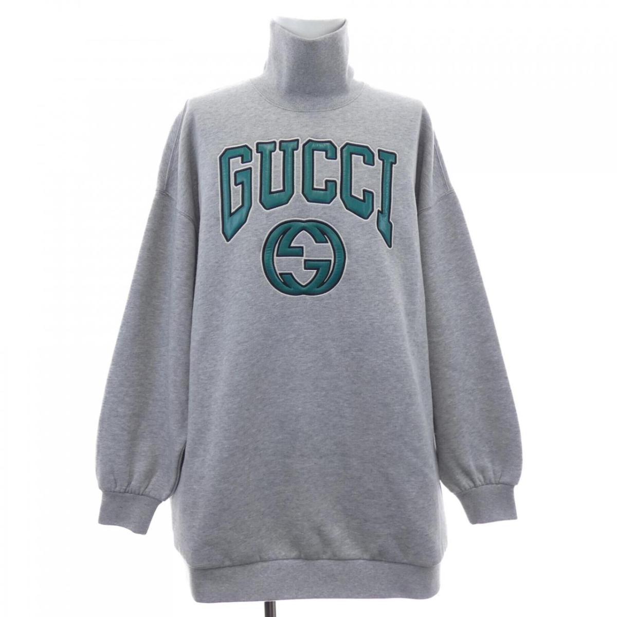 グッチ GUCCI ジャージースウェットシャツ ウィズ 刺しゅう 760367 XJF0Q 汗水【中古】