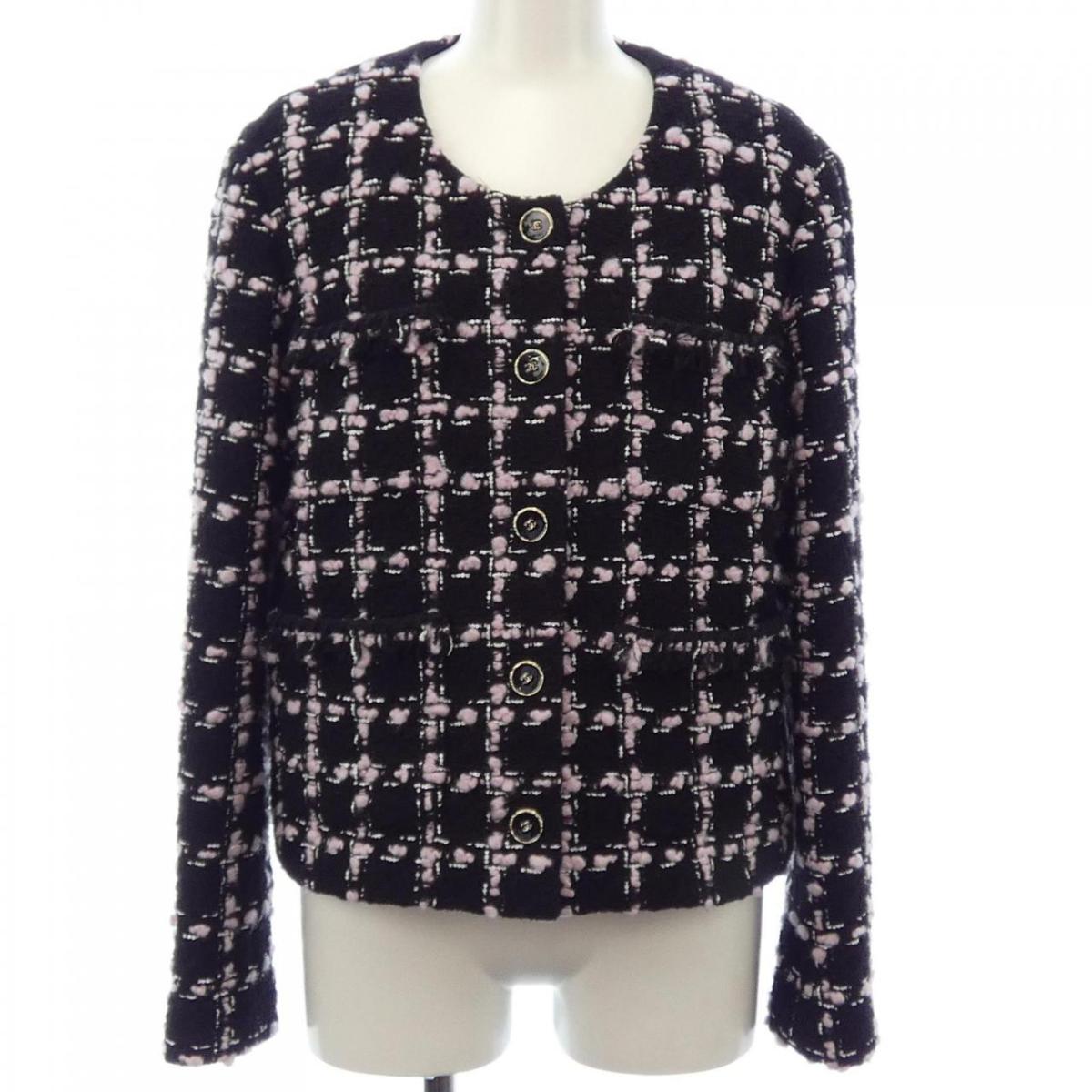 シャネル CHANEL LOOK12 P80405V72615 25B 否色つや上衣【中古】
