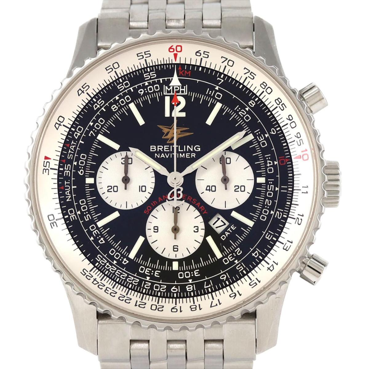ブライトリング ナビタイマー･50th Anniversary A41322/A412B33NP SS 自動巻【中古】