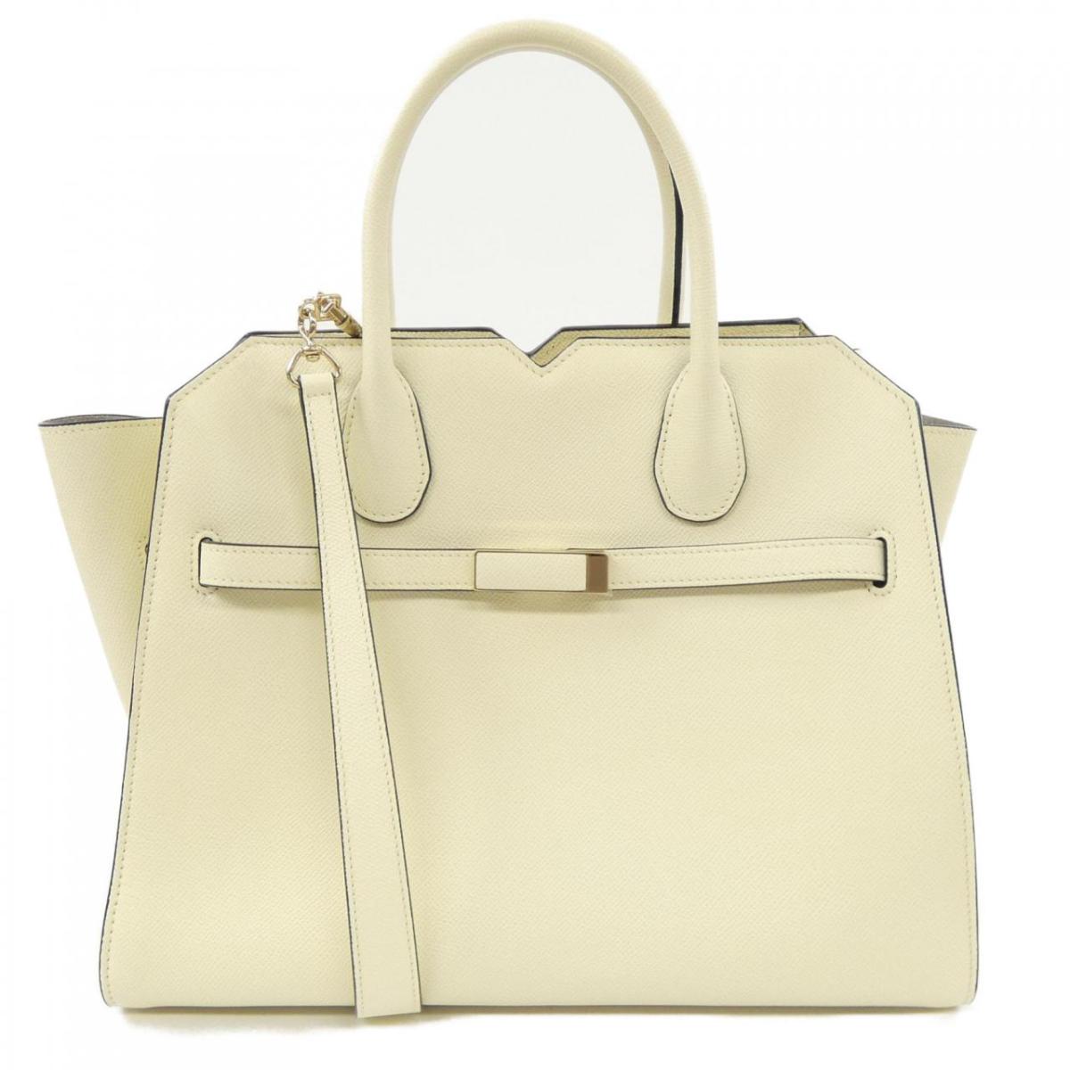 ヴァレクストラ VALEXTRA 2手持ち部分 ミラノ御徒面子 WBMI0007010LOC99 BAG【中古】