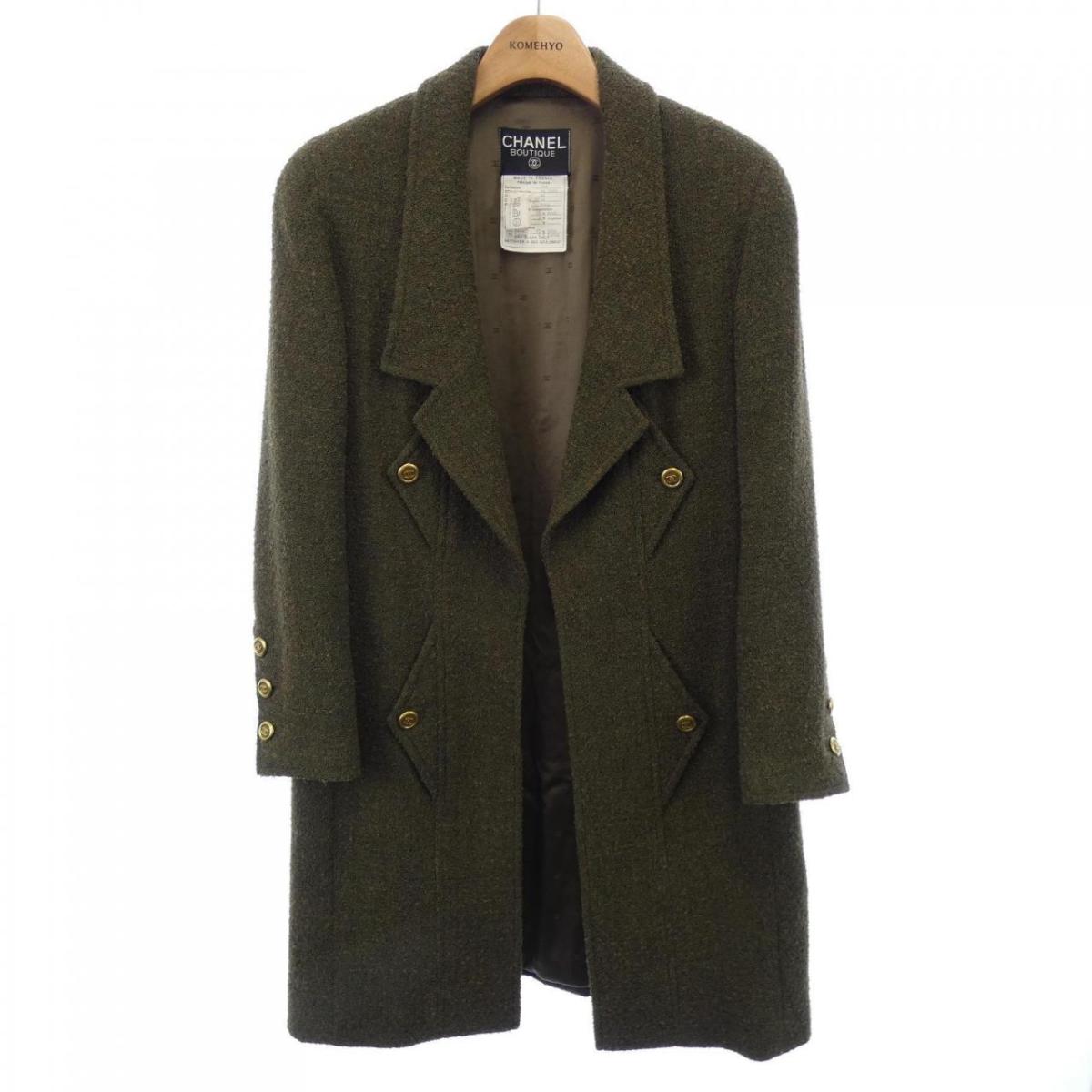 楽天市場】【シャネル】Chanel 99A ウール ロング コート P14239  