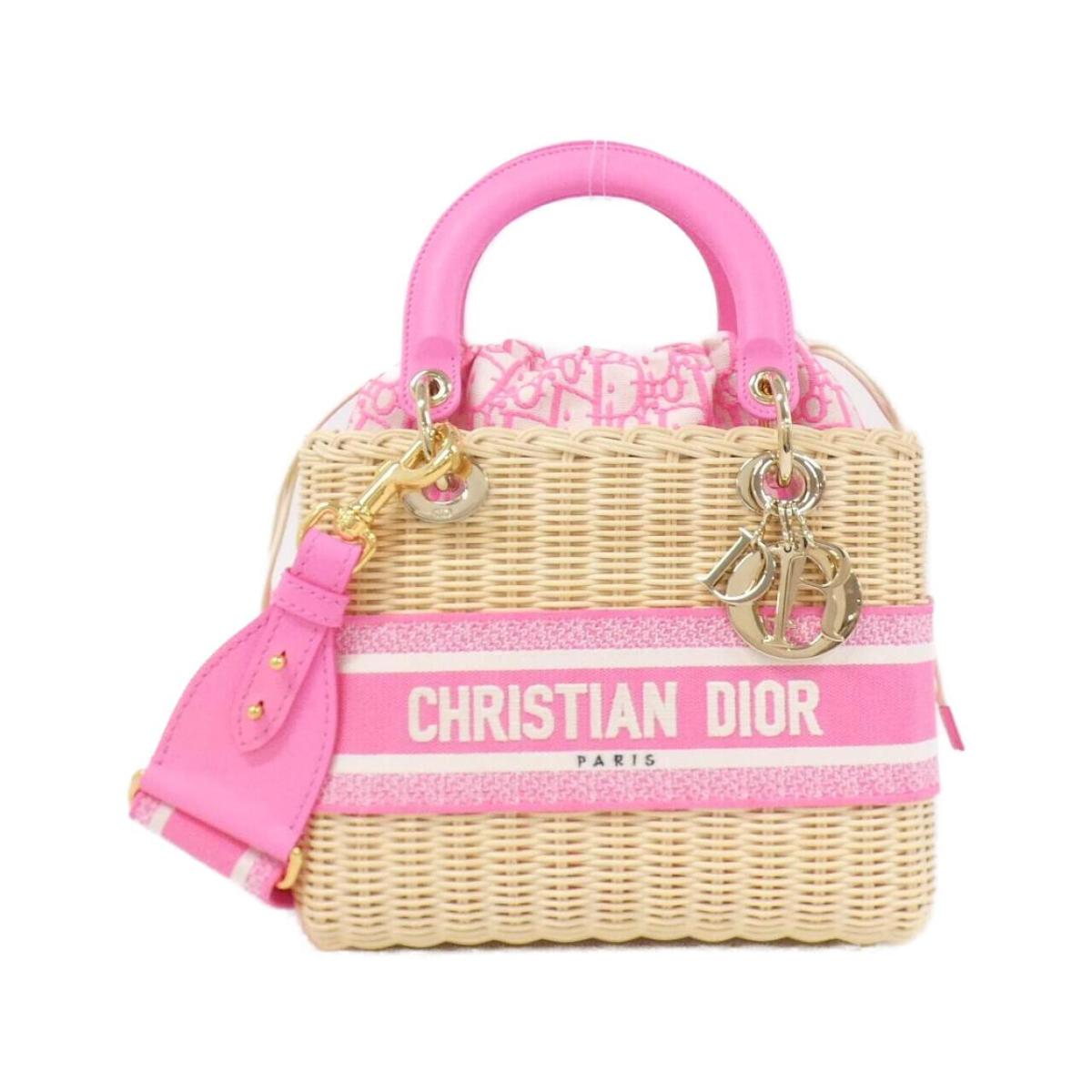 クリスチャンディオール DIOR OBLIQUE レディ ディオール ミディアム M0565OMVD バッグ【中古】