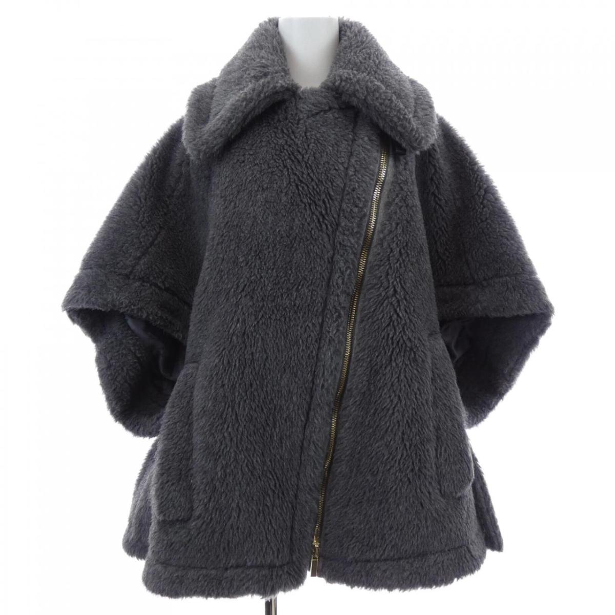 新品未使用 Max Mara テディベアケープ Max Mara（マックスマーラ） TEBE テディベア ケープ キャメル