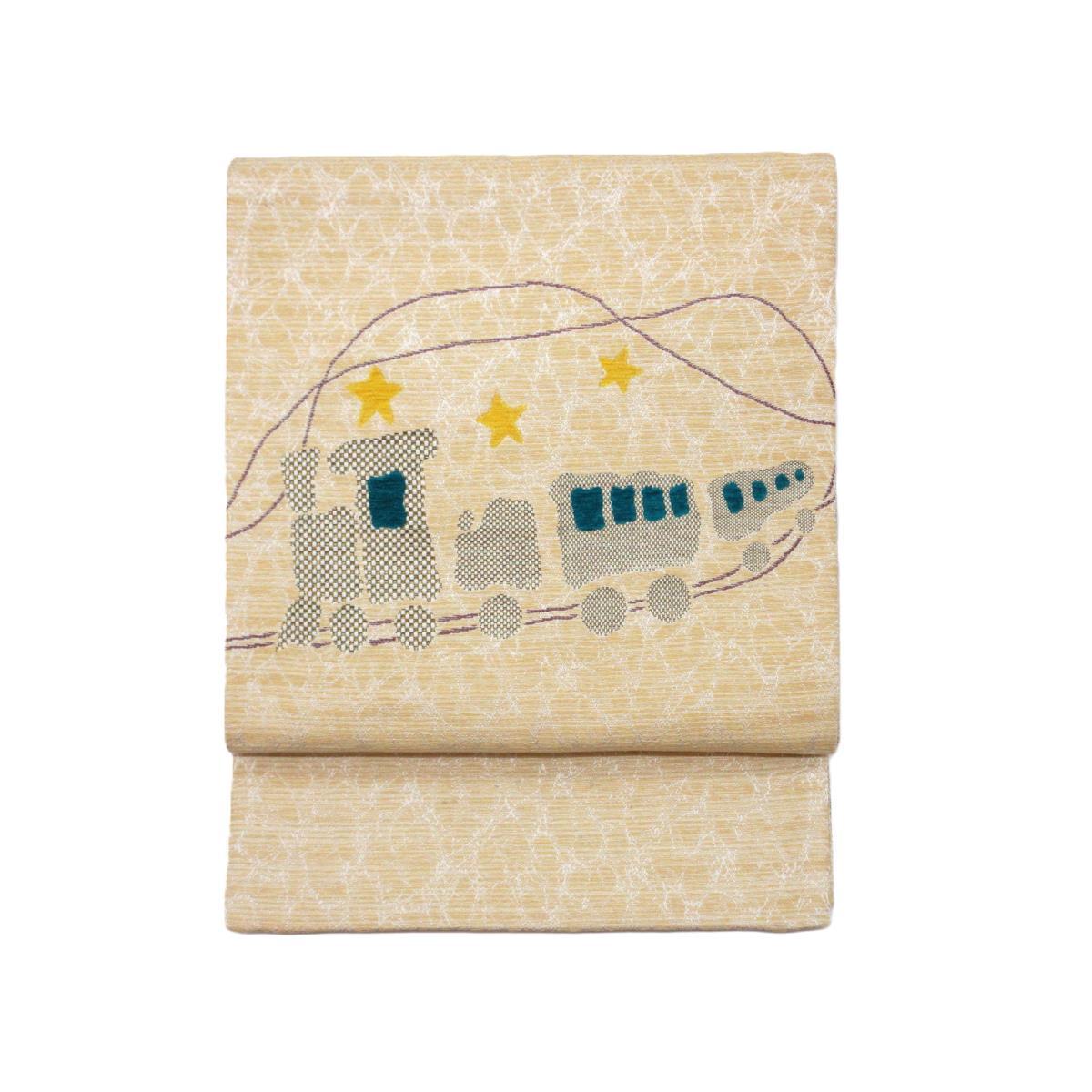 袋帯 紙布 ショッピングセンター入り口・入口【中古】