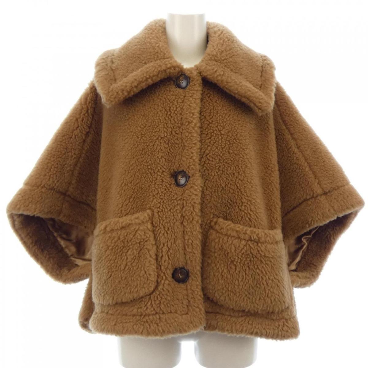 マックスマーラ Max Mara TEBE 473607 テディベア ケープ【中古】