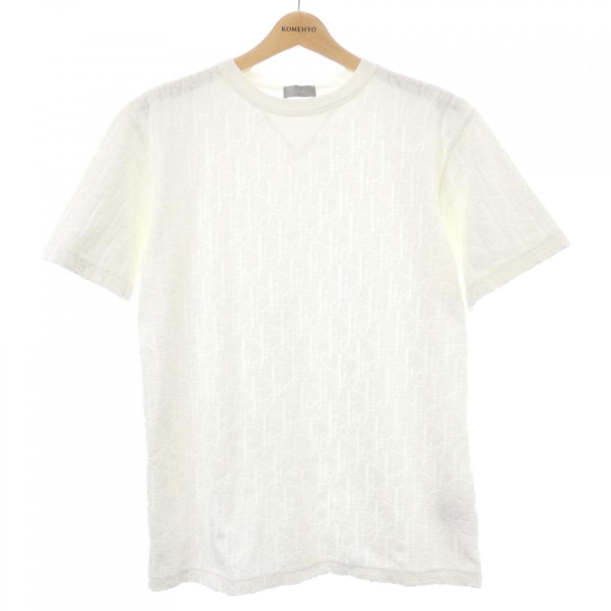 ディオール DIOR ディオールオブリークテリーコットンジャガード　OBLIQUE 113J692A0614 Tシャツ【中古】