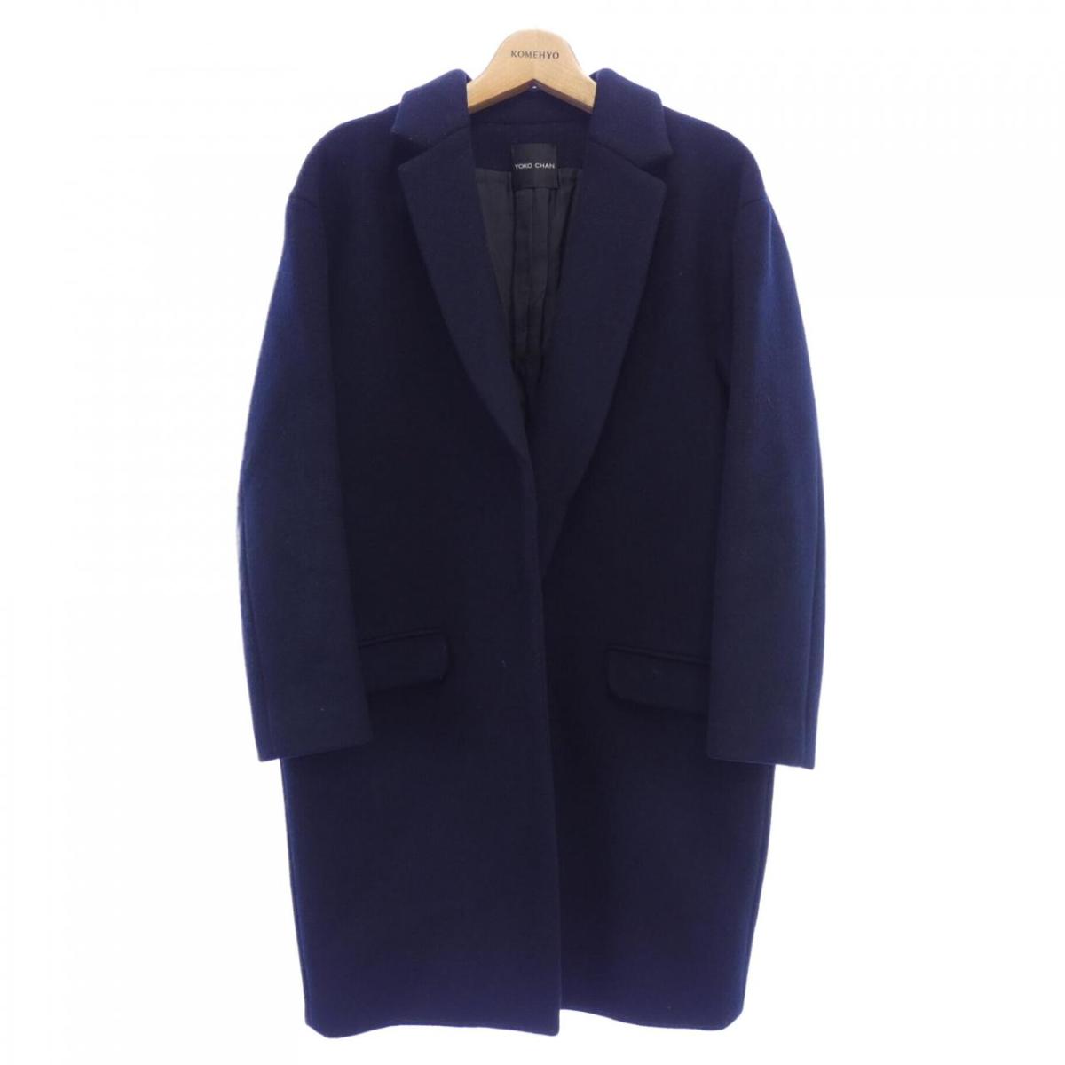 楽天市場】【ヨーコチャン】YOKO CHAN ノーカラー ロングコート YCC