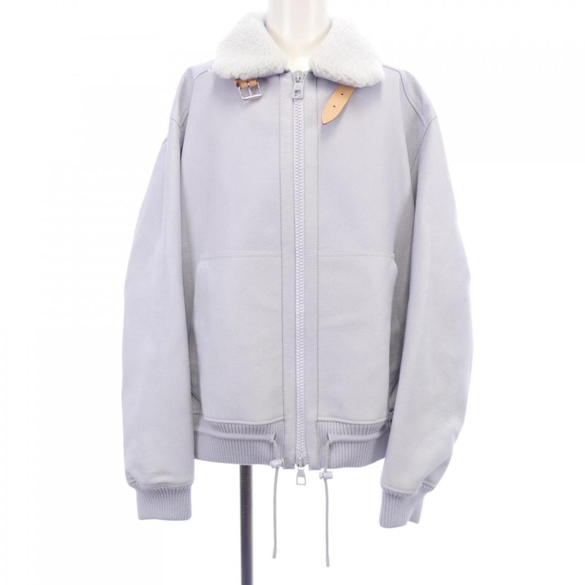 ルイヴィトン LOUIS VUITTON HJL45EYBJ LVSEレザーアビエイター なめし革上衣【中古】 コート・ジャケット-メンズファッション