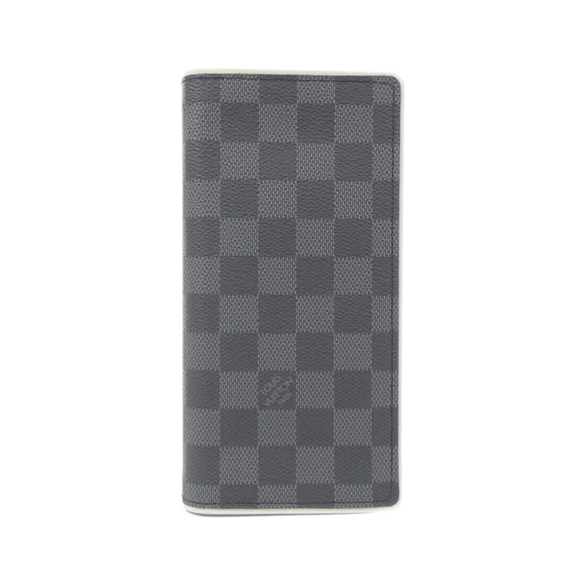 ルイヴィトン ダミエ グラフィット ポルトフォイユ ブラザ N63253 財布【中古】