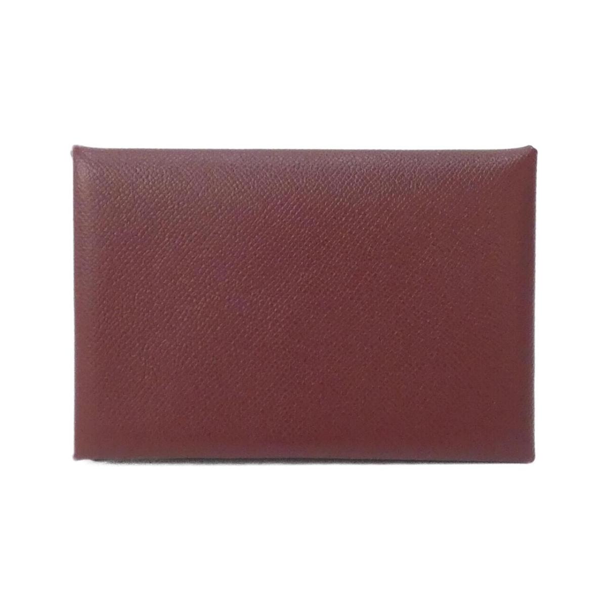エルメス カルヴィ 078309CK カードケース【中古】