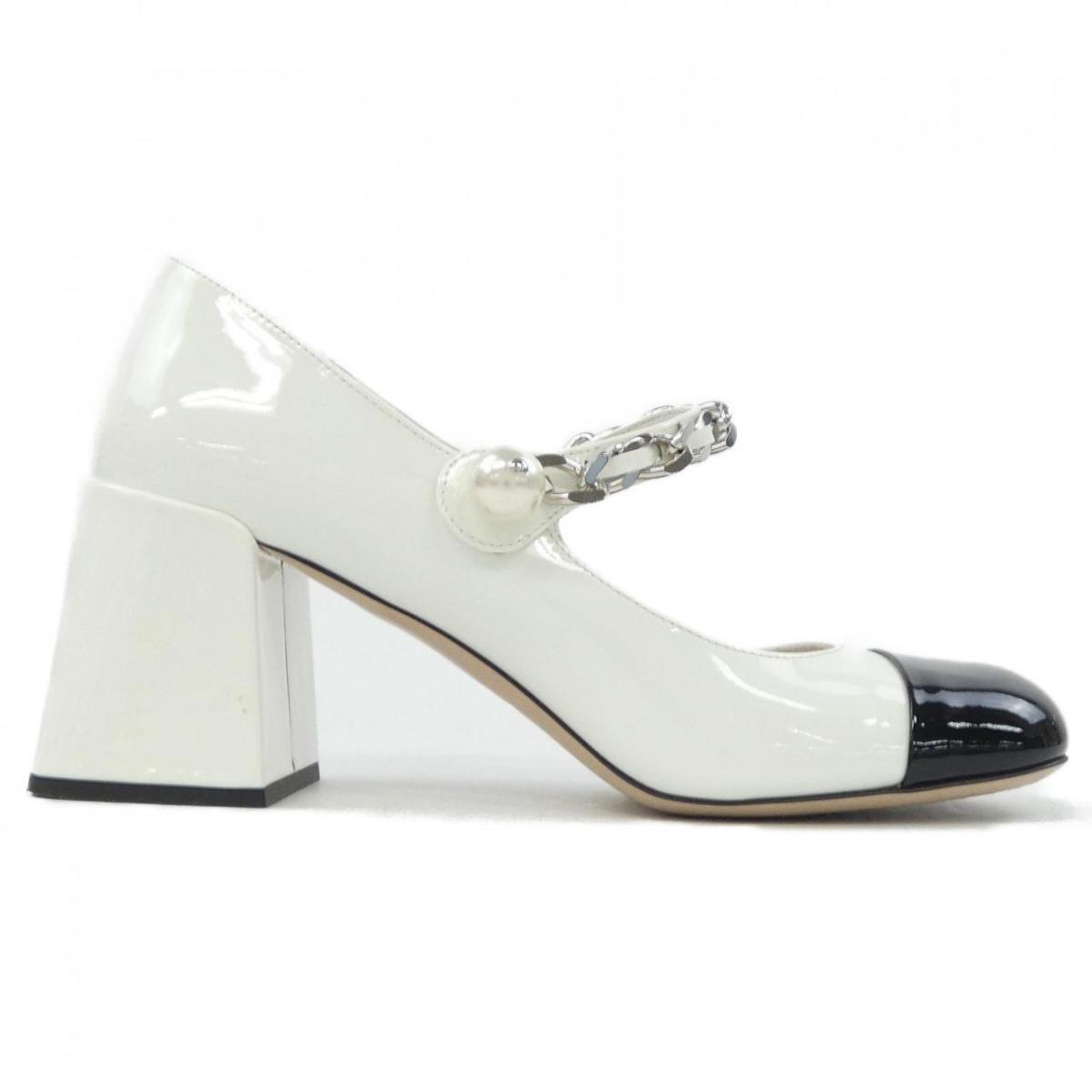 楽天市場】ミュウミュウ MIU MIU スリッポン（37） ブラックxシルバーx