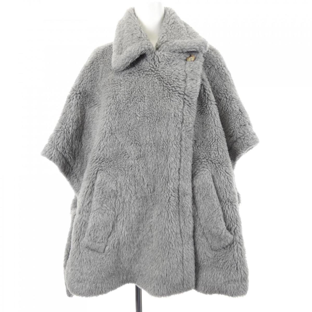マックスマーラ Max Mara 473609 テディベア TEBE ケープ【中古】