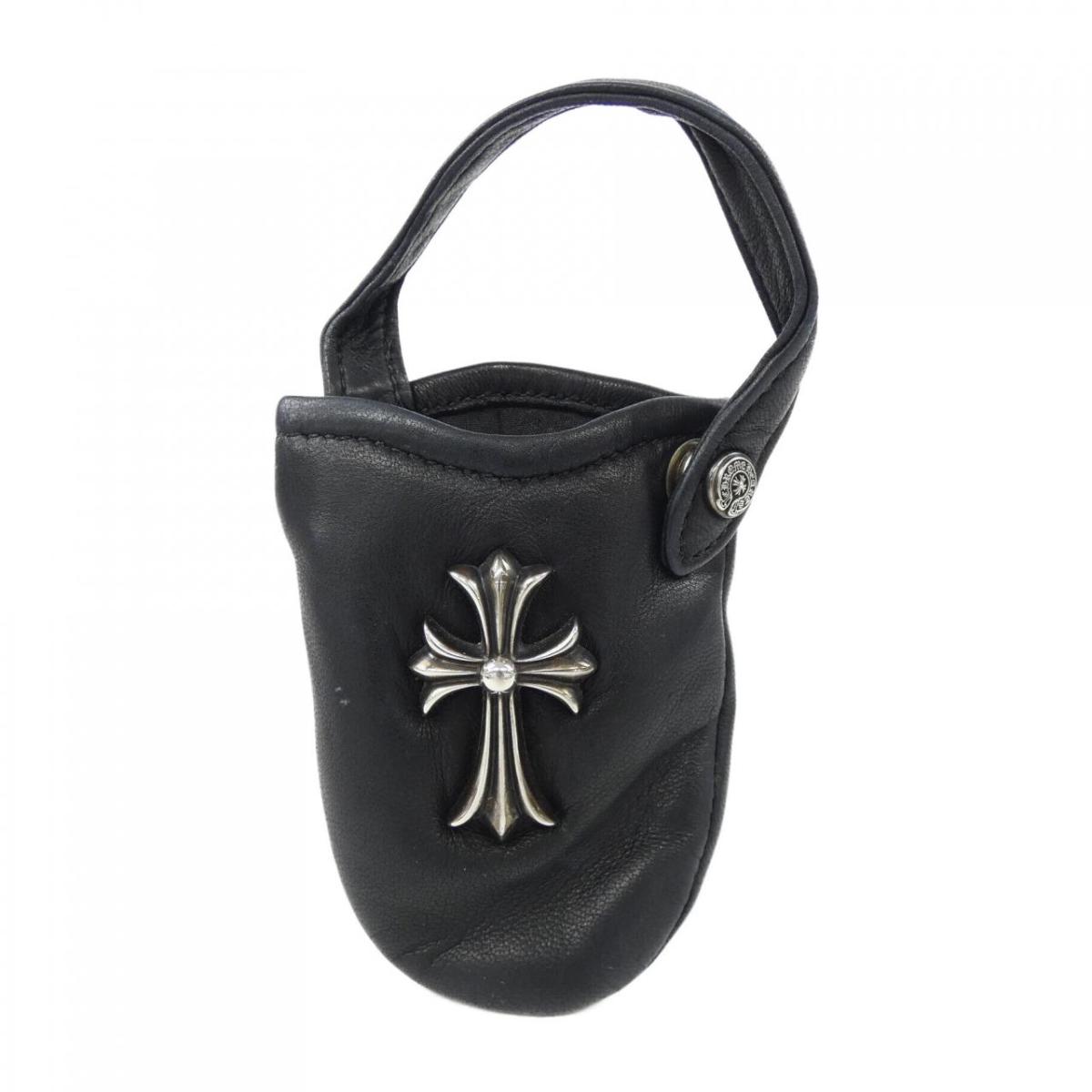 クロムハーツ CHROME HEARTS CH差し交わす 電話機合切袋 POUCH【中古】