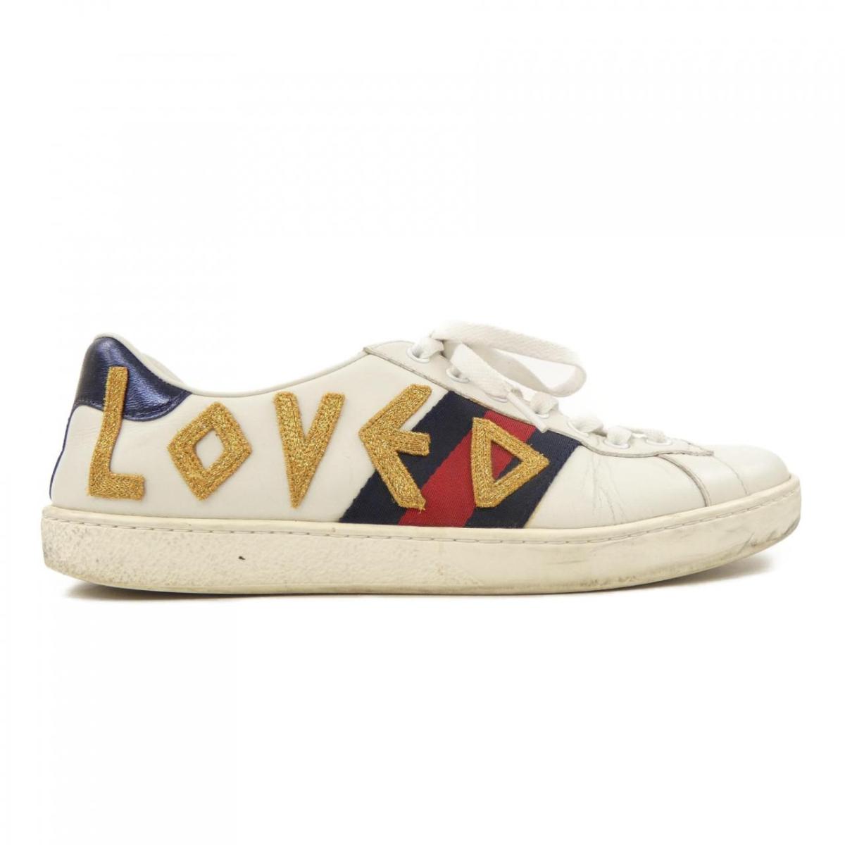 グッチ GUCCI 497090 スニーカー【中古】