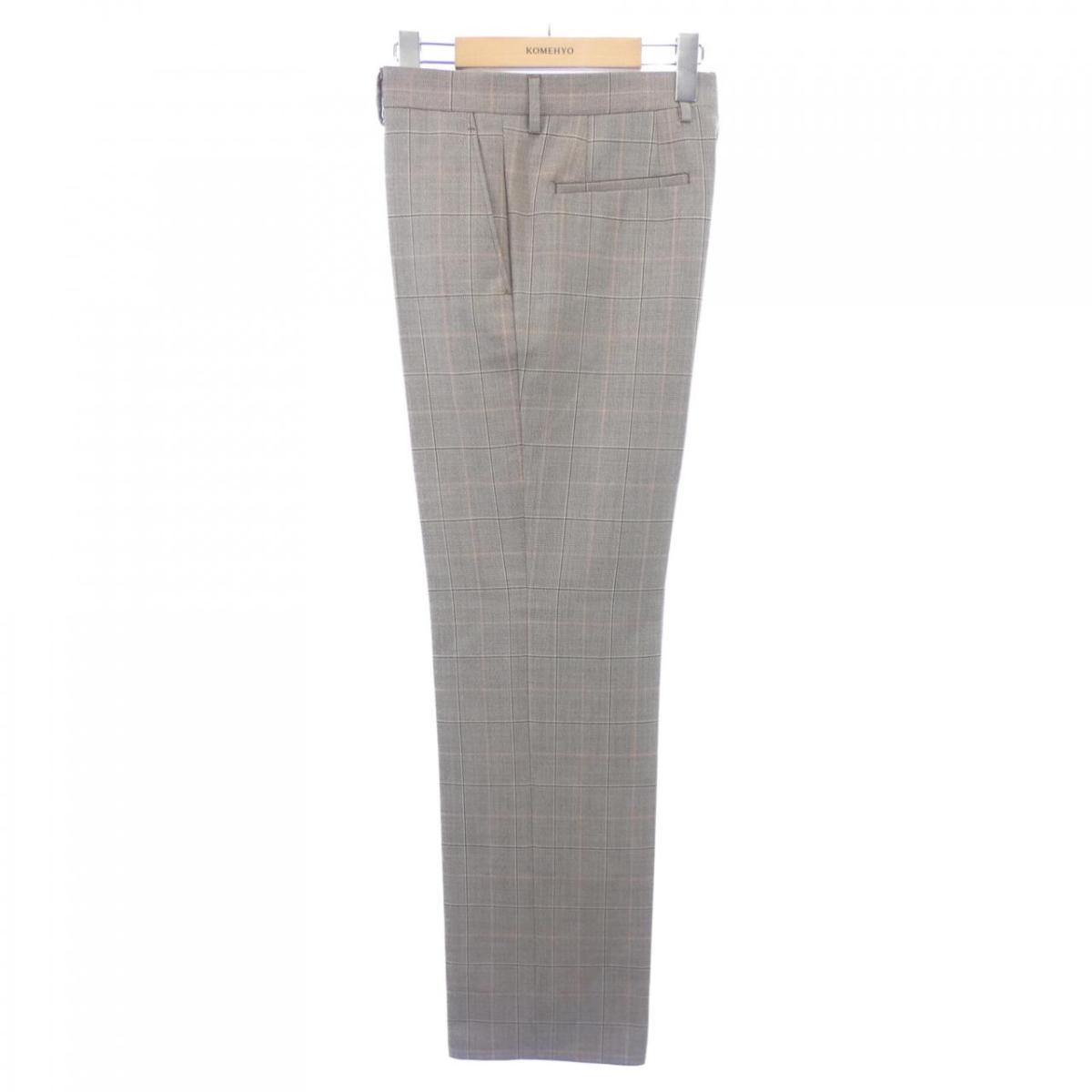 グッチ GUCCI チェックウールパンツ 557099 ZAA23 ズボン下【中古】 メンズファッション-ズボン・パンツ
