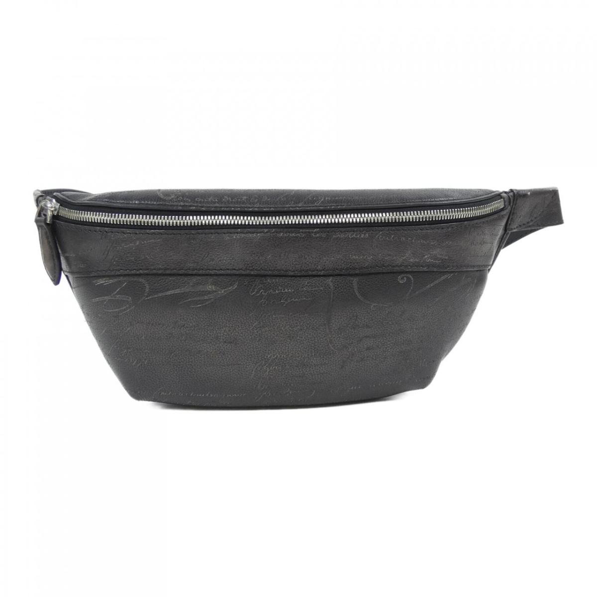 ベルルッティ Berluti ライダースクリットレザーベルトバッグ BAG【中古】