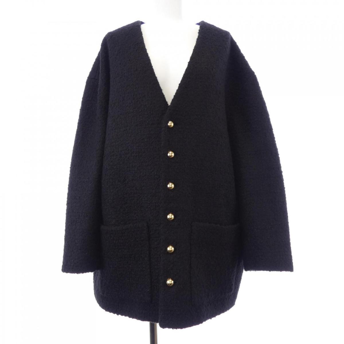 セリーヌ CELINE 厚地の外套大きさ 上衣 2V39J593V 上衣【中古】