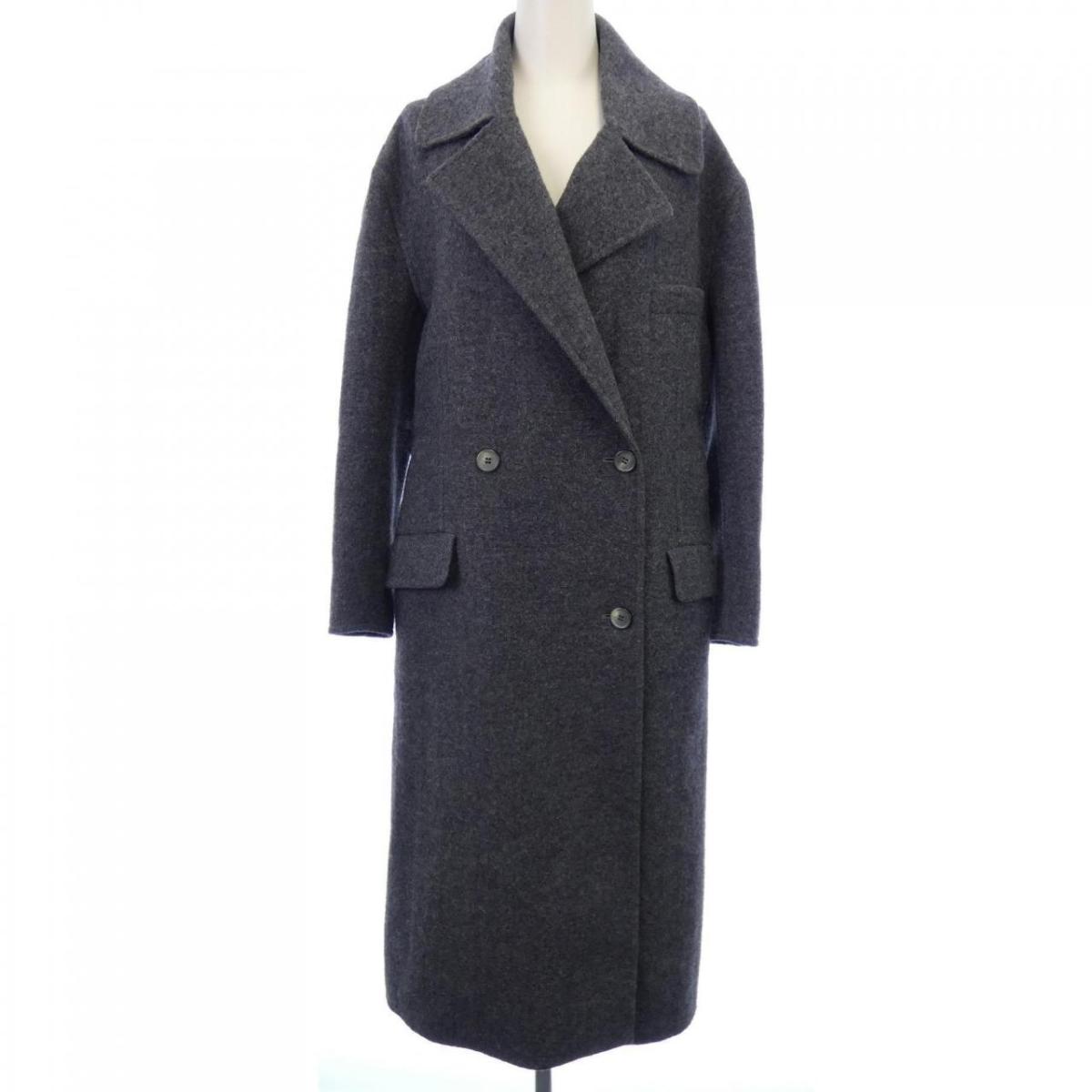 セリーヌ CELINE 2 8W82/4904 厚地の外套【中古】