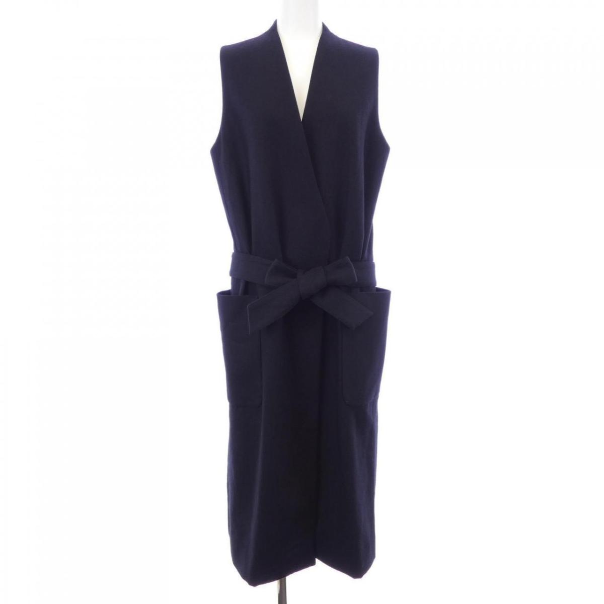 楽天市場】MADISONBLUE ウール リバー ロング ジレ 1 ブラック