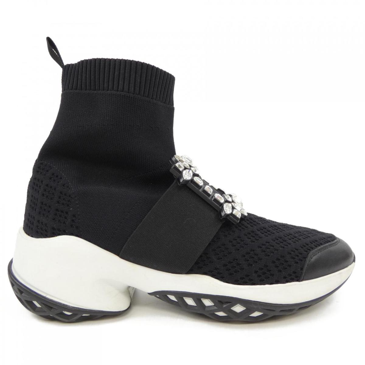 ロジェヴィヴィエ ROGER VIVIER ヴィヴラン ストラスバックル ブーツ【中古】